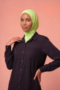 Hijab cagoule Vert