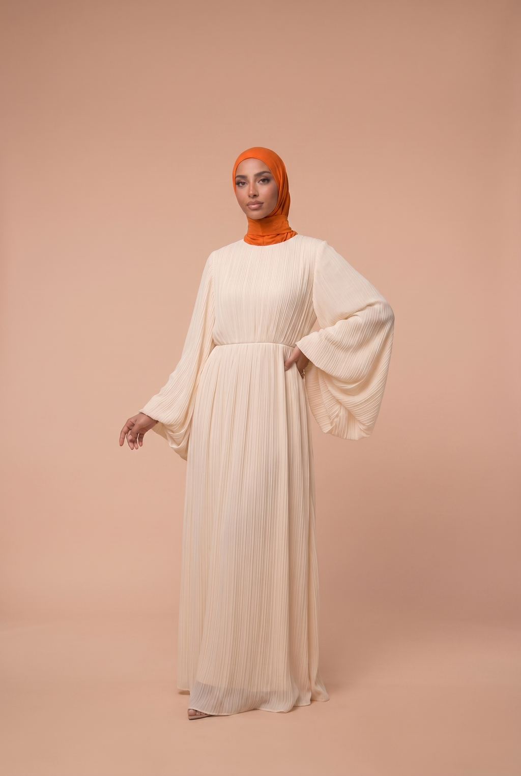 Hijab cagoule Orange