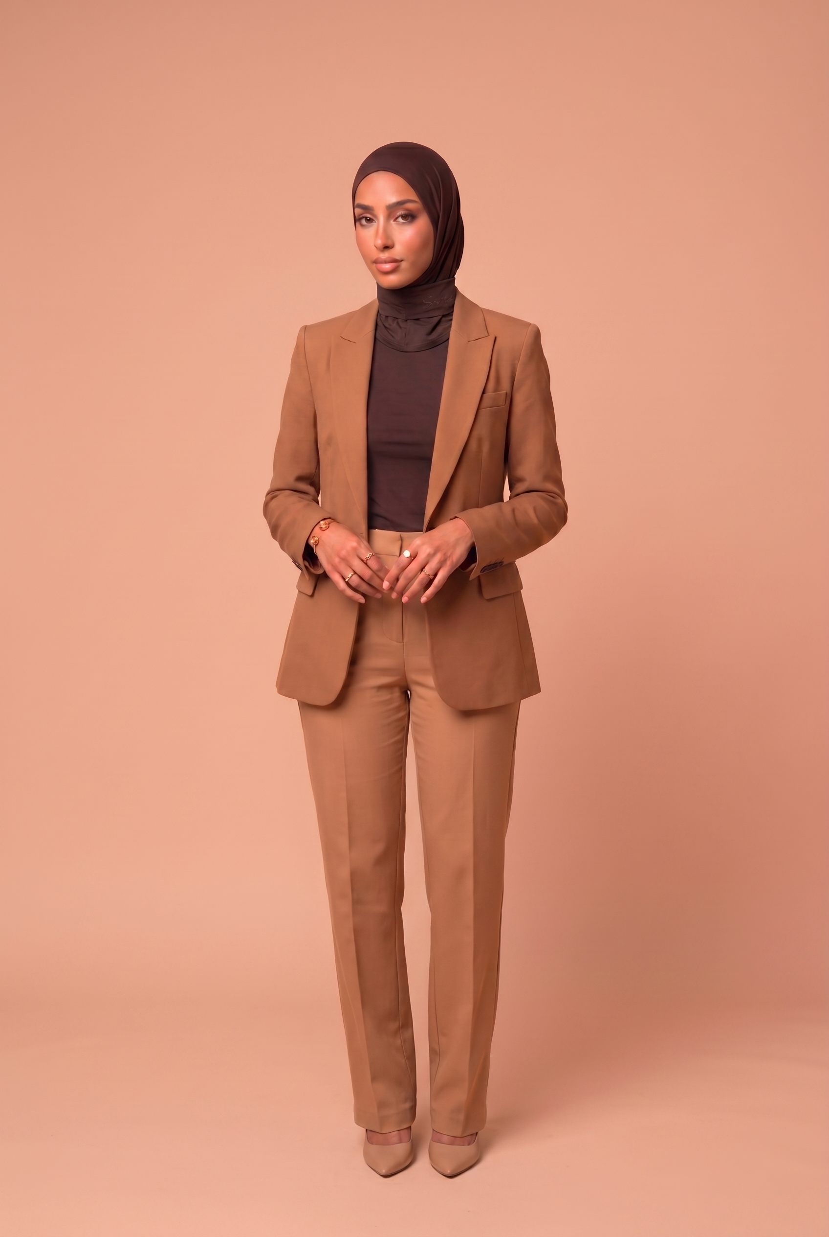 Hijab cagoule Marron Chocolat