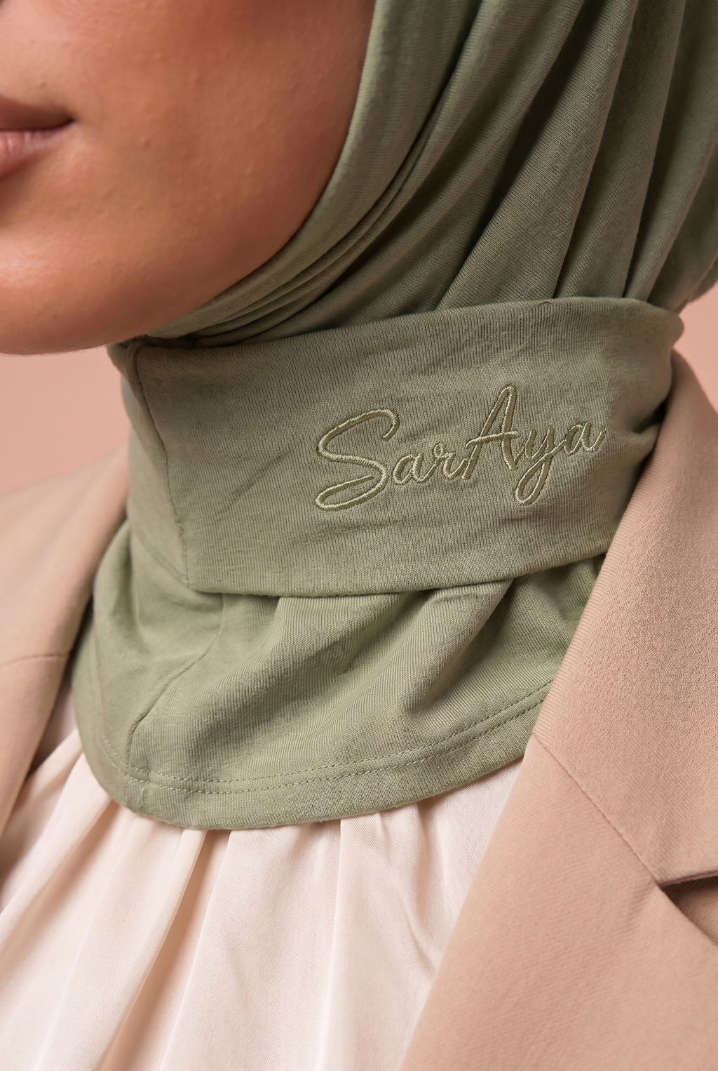 Hijab cagoule Vert Olive