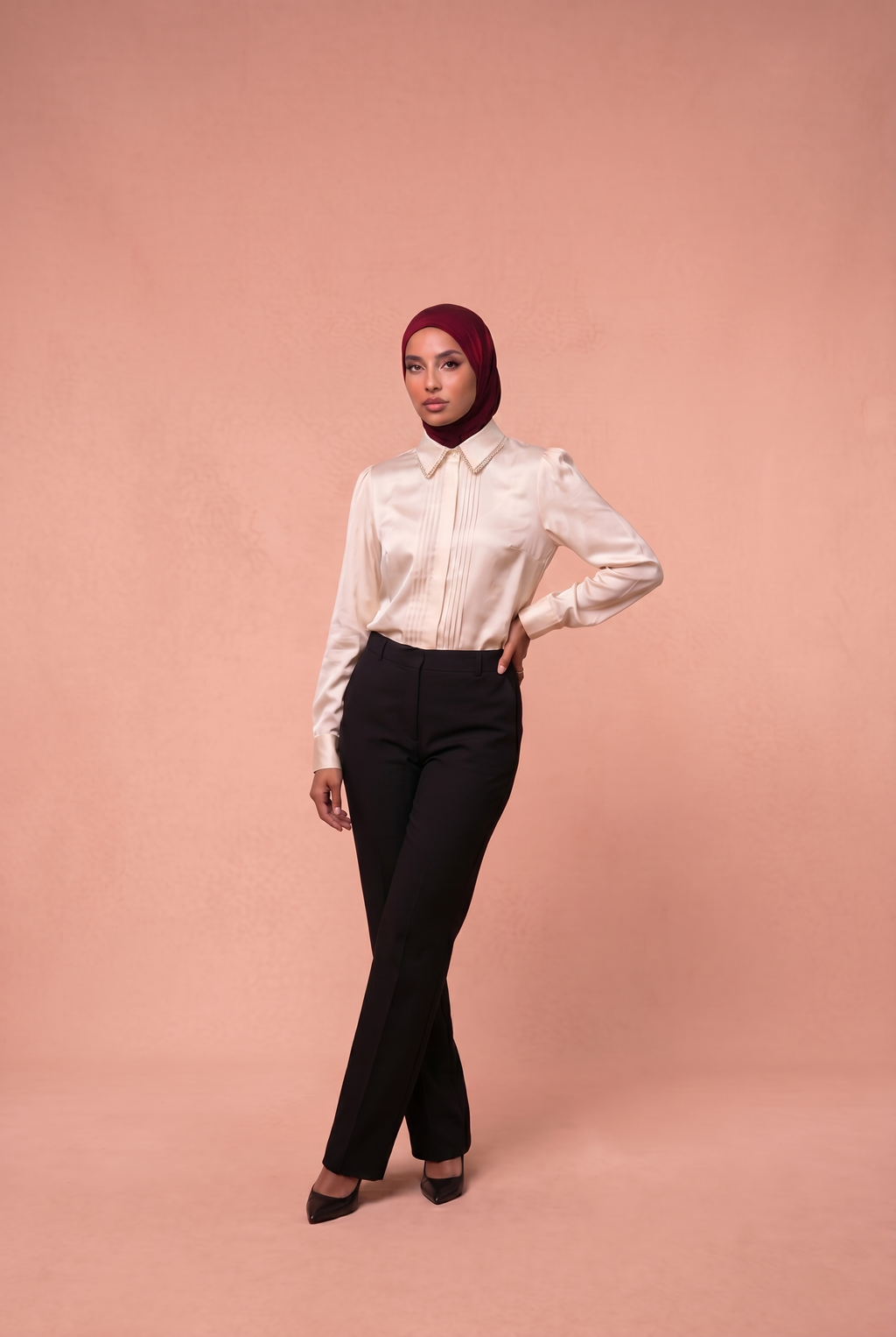 Hijab cagoule Bordeaux