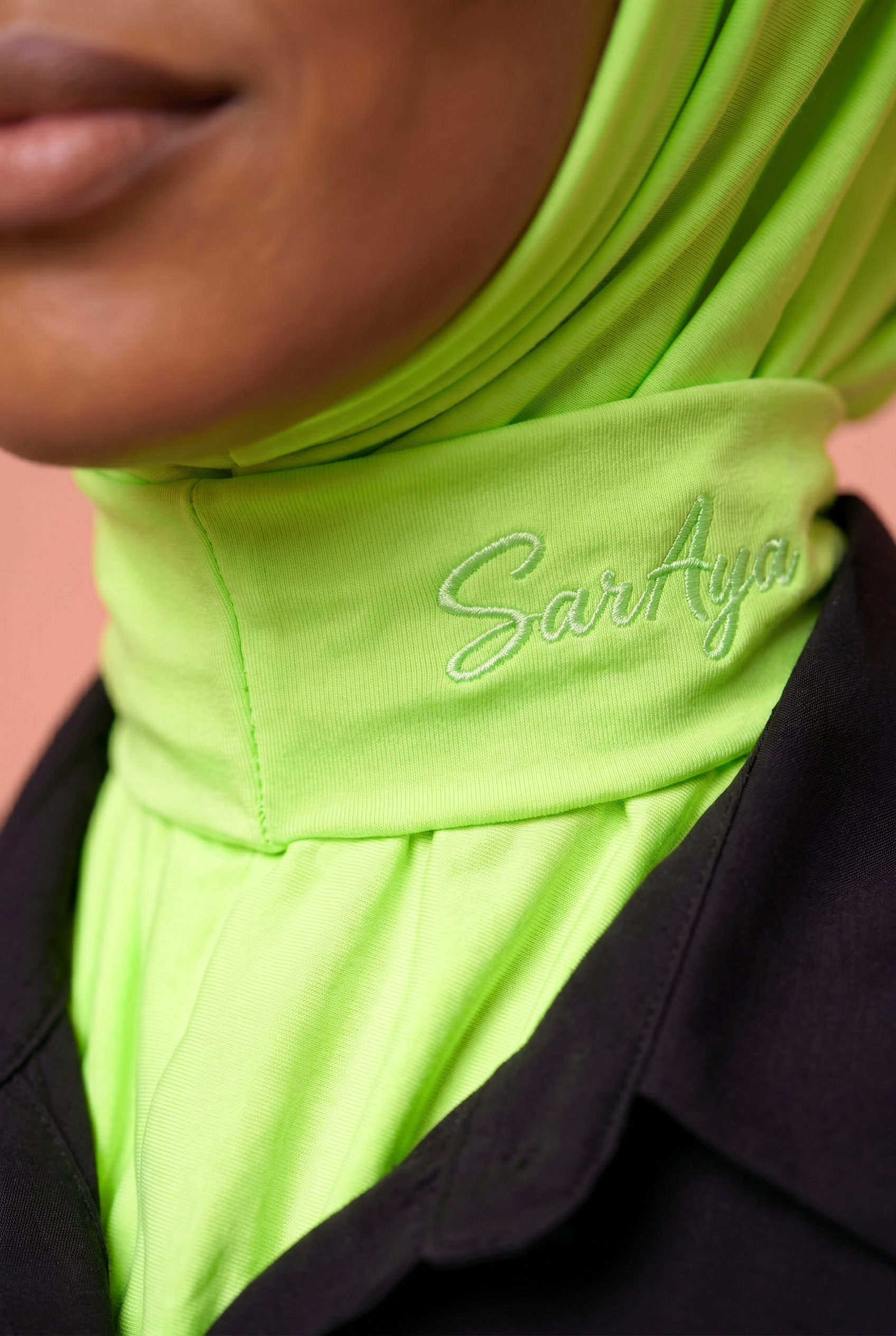 Hijab cagoule Vert